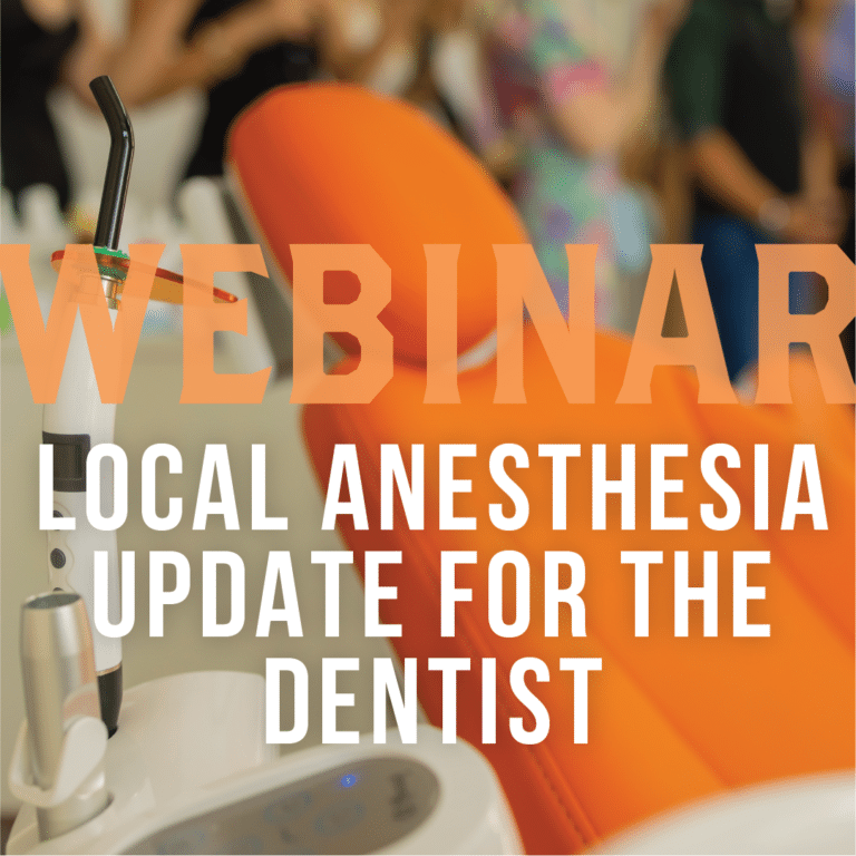 Local Anesthesia Update For Dentists 2024 CE Dojo